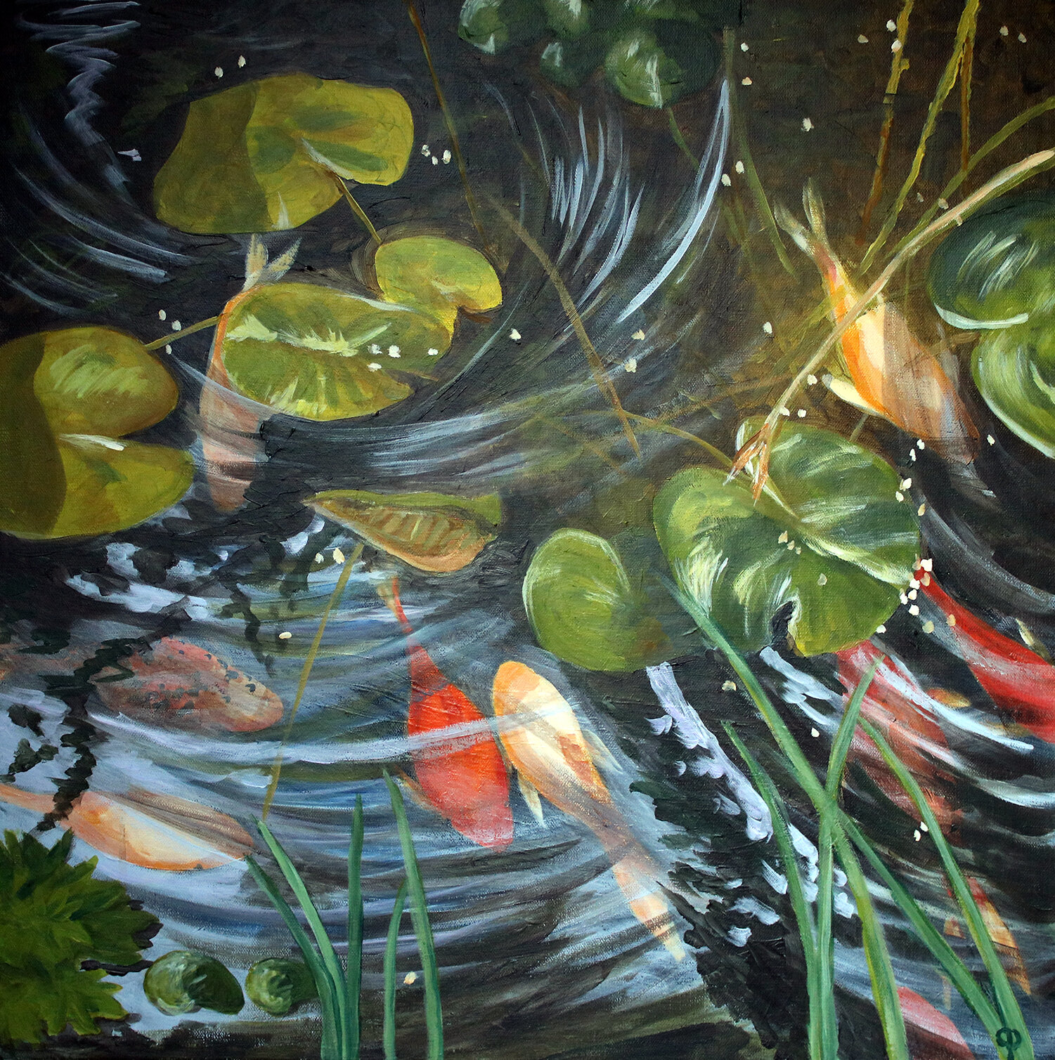 Ode to Backyard Pond by Catherine Patterson